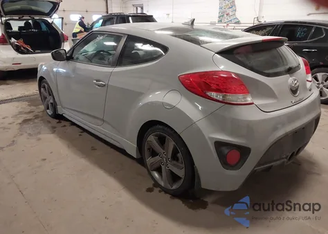 2014 Hyundai Veloster Turbo R-Spec from USA, damaged, VIN KMHTC6AEXEU198101